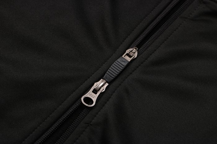 Chelsea 21/22 Black Long Zip Hoodie (Orange Trim) - 图片 9