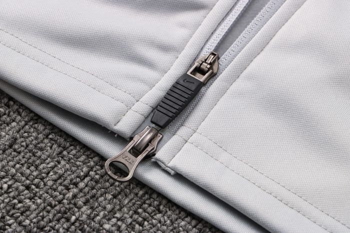 Chelsea 21/22 Light Gray Long Zip Jacket with Hood - 图片 9