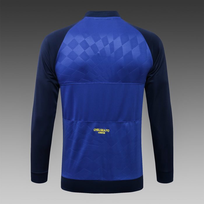Chelsea 21/22 Low Neck Color Blue Long Zip Jacket - 图片 10