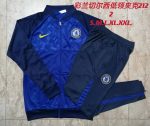 Chelsea 21/22 Low Neck Color Blue Long Zip Jacket - 图片 11