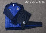 Chelsea 21/22 Low Neck Color Blue Long Zip Jacket - 图片 2