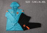 Chelsea 21/22 Green Long Zip Jacket with Hood - 图片 2