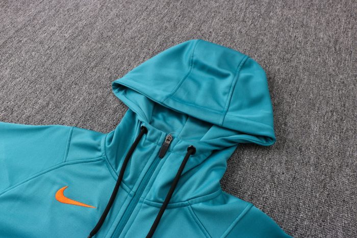 Chelsea 21/22 Green Long Zip Jacket with Hood - 图片 7