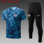Chelsea 22/23 Blue Full Body Ink Short Sleeve Suit (with Pants)