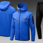 Chelsea 23/24 Colorful Blue Long Zip Hoodie