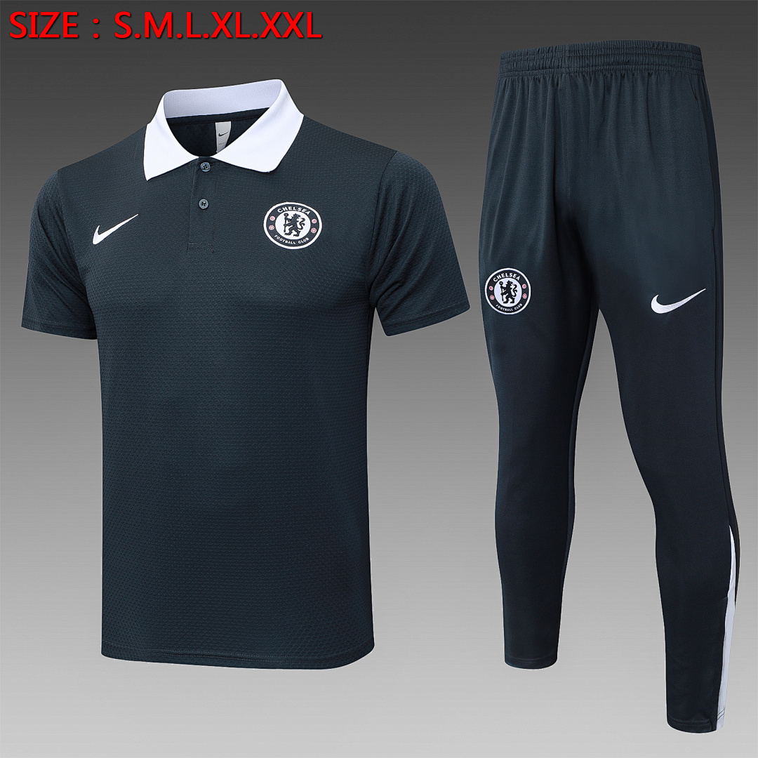JER-1180_1 Chelsea Dark Grey Polo - 图片 1