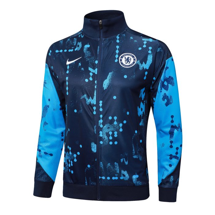 Chelsea 24/25 Blue Ink Spray Long Zip Jacket - 图片 10