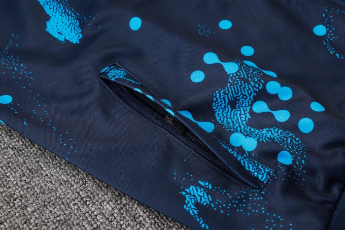 Chelsea 24/25 Blue Ink Spray Long Zip Jacket - 图片 4