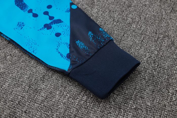 Chelsea 24/25 Blue Ink Spray Long Zip Jacket - 图片 5