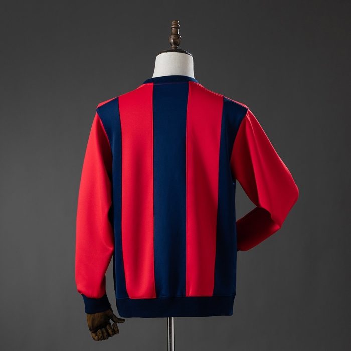 Barcelona Long-sleeved Sweatshirt - Red & Blue - 图片 2