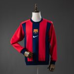 Barcelona Long-sleeved Sweatshirt - Red & Blue - 图片 3
