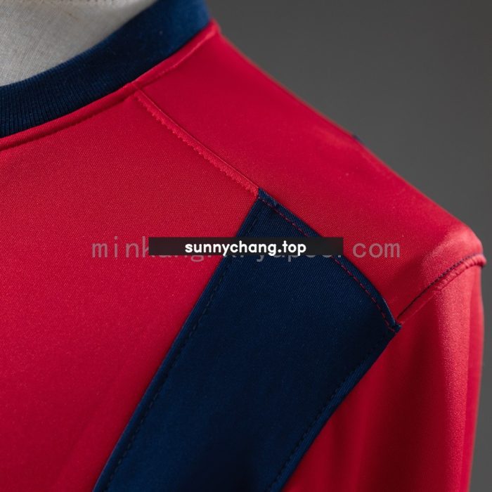 Barcelona Long-sleeved Sweatshirt - Red & Blue - 图片 4