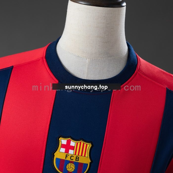 Barcelona Long-sleeved Sweatshirt - Red & Blue - 图片 7