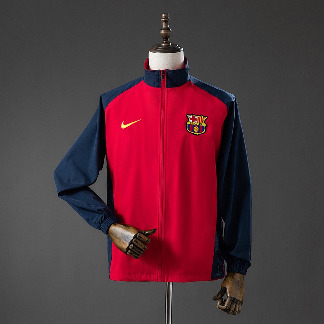 JER-2523_1 Barcelona 1998-2000 Retro Windbreaker - 图片 1