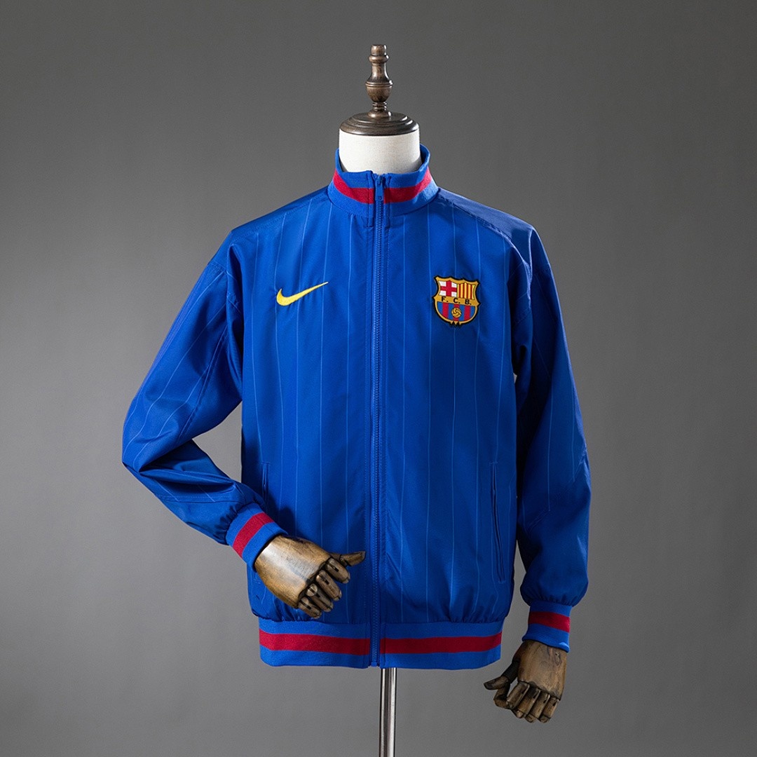 JER-2535_1 Barcelona 25/26 Team Anthem Windbreaker - Blue - 图片 1