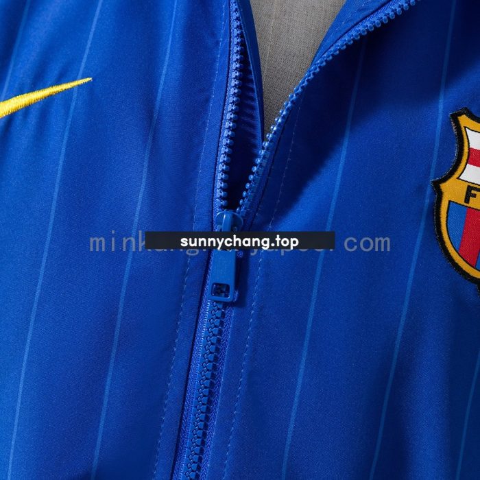Barcelona 25/26 Team Anthem Windbreaker - Blue - 图片 6