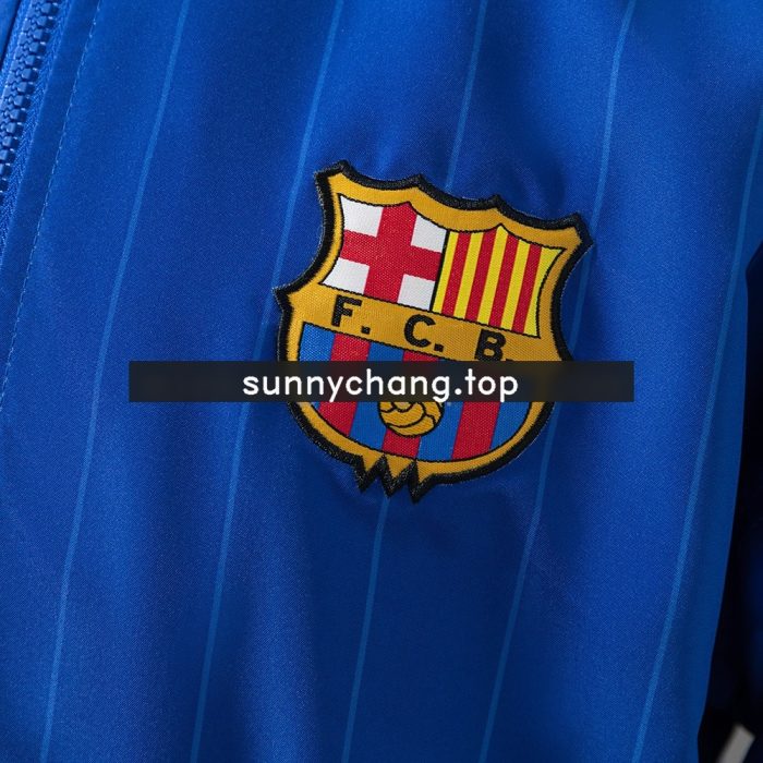 Barcelona 25/26 Team Anthem Windbreaker - Blue - 图片 8