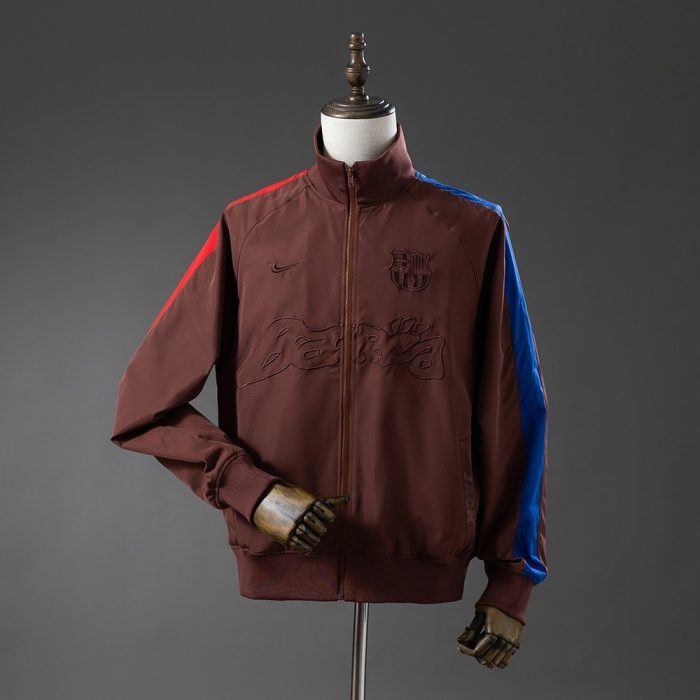 Barcelona x Travis Scott Windbreaker - Brown - 图片 2