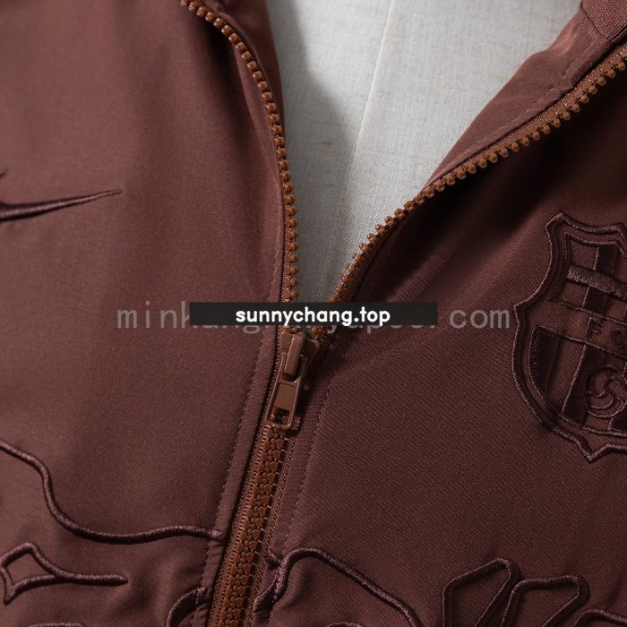 Barcelona x Travis Scott Windbreaker - Brown - 图片 6