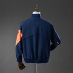Barcelona Windbreaker - Navy Blue & Orange - 图片 2