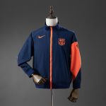 Barcelona Windbreaker - Navy Blue & Orange - 图片 3