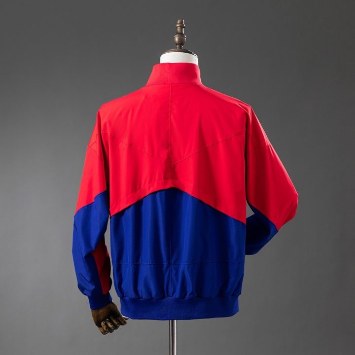Barcelona Windbreaker - Deep Royal Blue & Noble Red - 图片 3