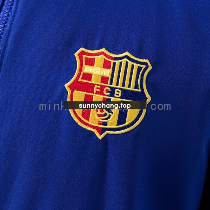 Barcelona Windbreaker - Deep Royal Blue & Noble Red - 图片 8