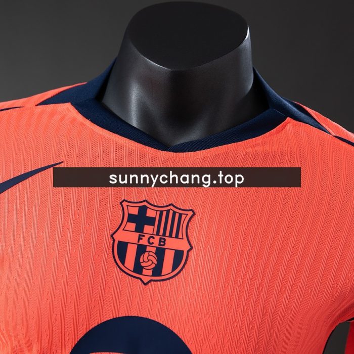 Barcelona 25/26 Third Away Long-Sleeve Player Version Jersey - 图片 9