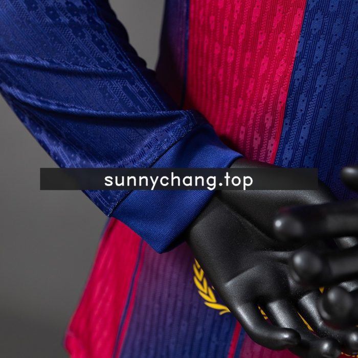 Barcelona 25/26 Home Long Sleeve Player Version Jersey - 图片 2