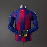 Barcelona 25/26 Home Long Sleeve Player Version Jersey - 图片 8