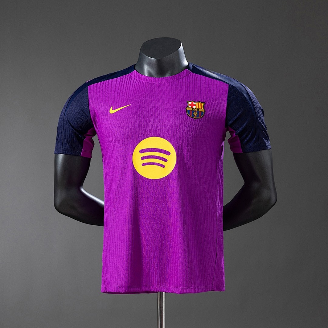 JER-2568_1 Barcelona 25/26 Pre-match Training Player Version Purple Jersey - 图片 1