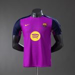 Barcelona 25/26 Pre-match Training Player Version Purple Jersey - 图片 9