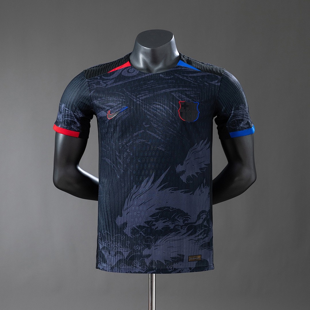 JER-2569_1 Barcelona 25/26 Special Edition Black Dragon Player Version Jersey - 图片 1