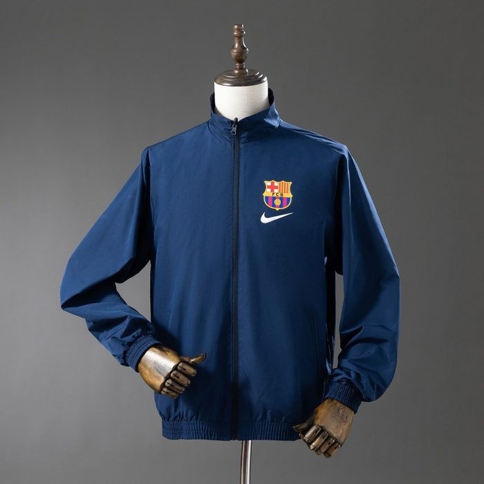 Barcelona Reversible Jacket Windbreaker - Red & Navy - 图片 2