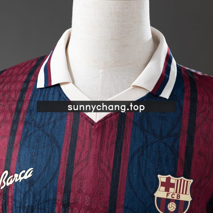 Barcelona 125th Anniversary Retro Jersey - 图片 5