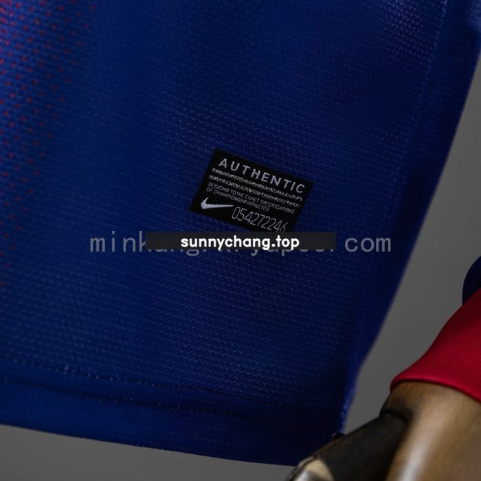Barcelona 12/13 Home Retro Long Sleeve Jersey - 图片 2