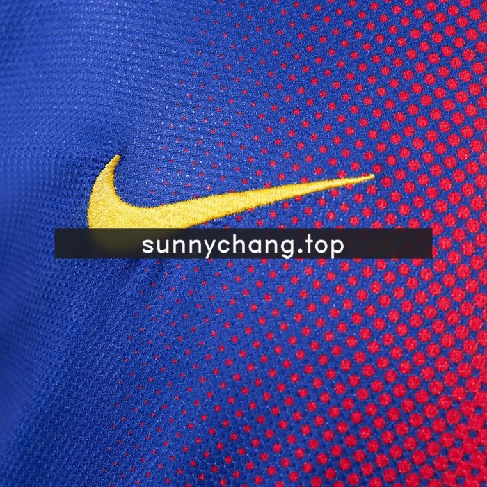 Barcelona 12/13 Home Retro Long Sleeve Jersey - 图片 4