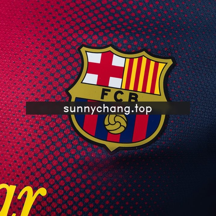 Barcelona 2012/13 Home Long Sleeve Player Version Jersey - 图片 5