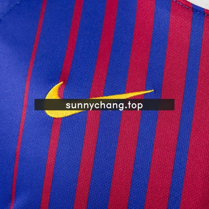 Barcelona 2017/18 Home Retro Shirt - 图片 3