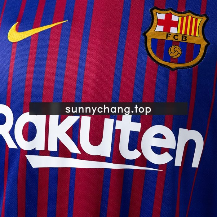 Barcelona 2017/18 Home Retro Shirt - 图片 5