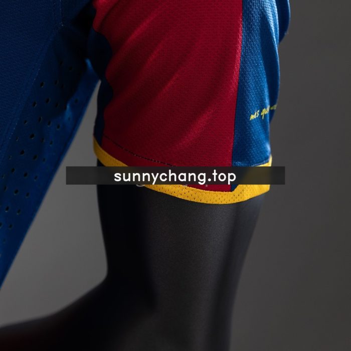Barcelona 2010/2011 Home Long Sleeve Player Version Jersey - 图片 3