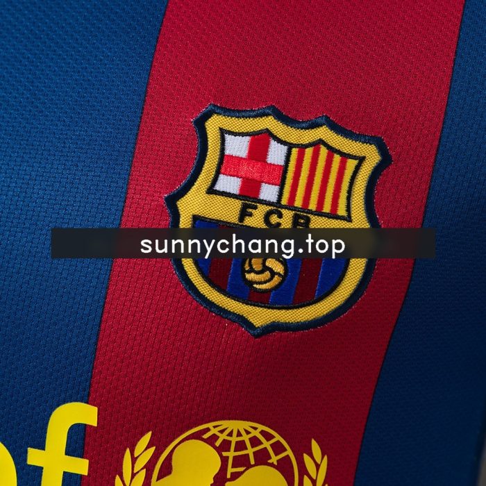 Barcelona 2010/2011 Home Long Sleeve Player Version Jersey - 图片 5