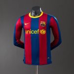 Barcelona 2010/2011 Home Long Sleeve Player Version Jersey