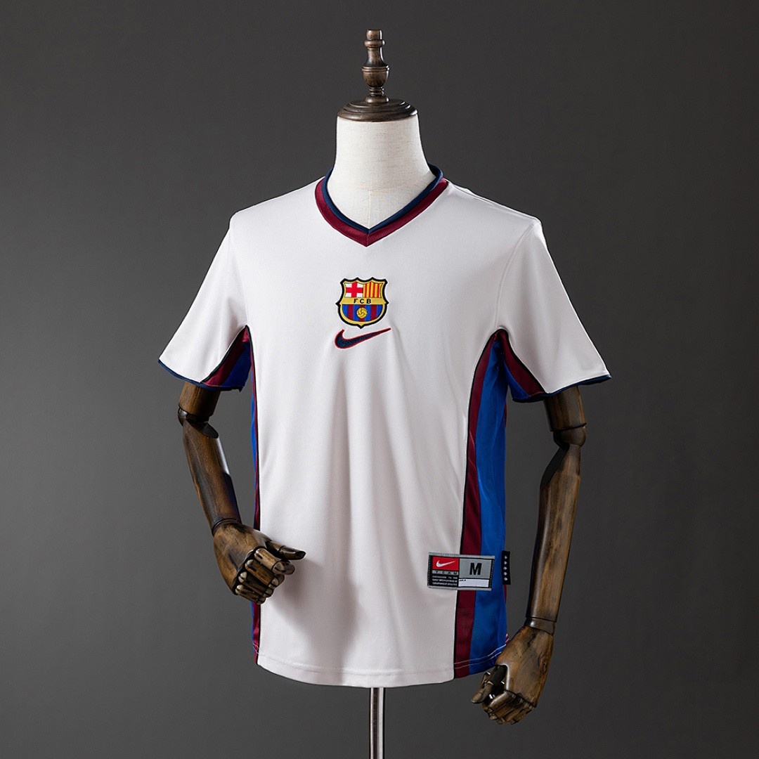 JER-2614_1 Barcelona 1998/99 Away Retro Jersey - 图片 1