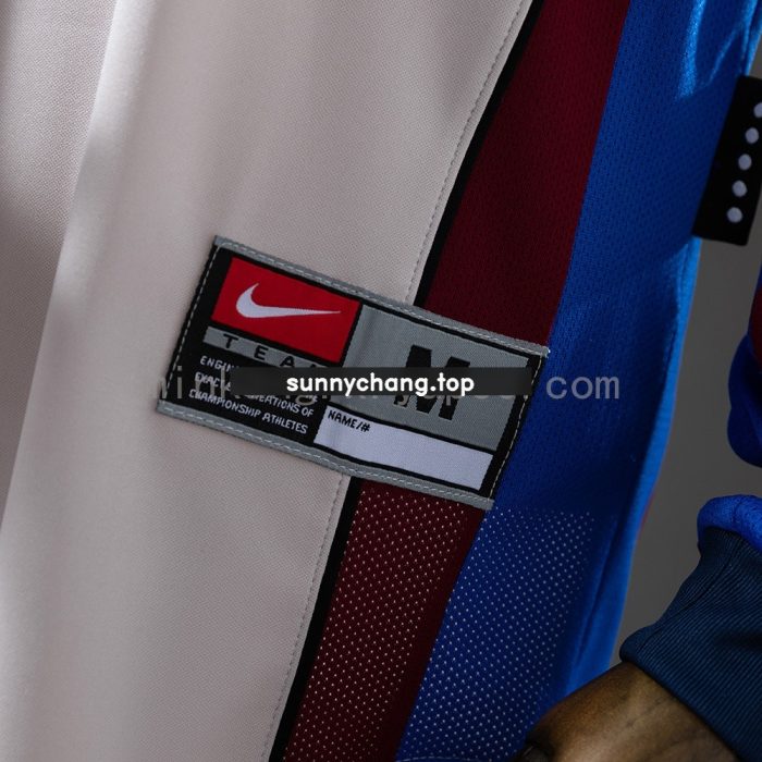 Barcelona 1998/99 Away Long Sleeve Retro Jersey - 图片 3