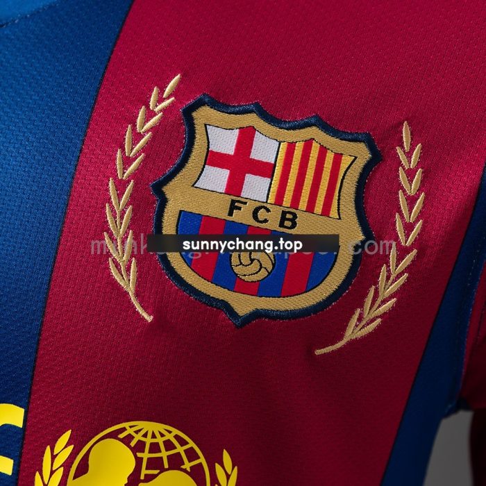 Barcelona 2007-2008 Player Version Home Jersey - 图片 4