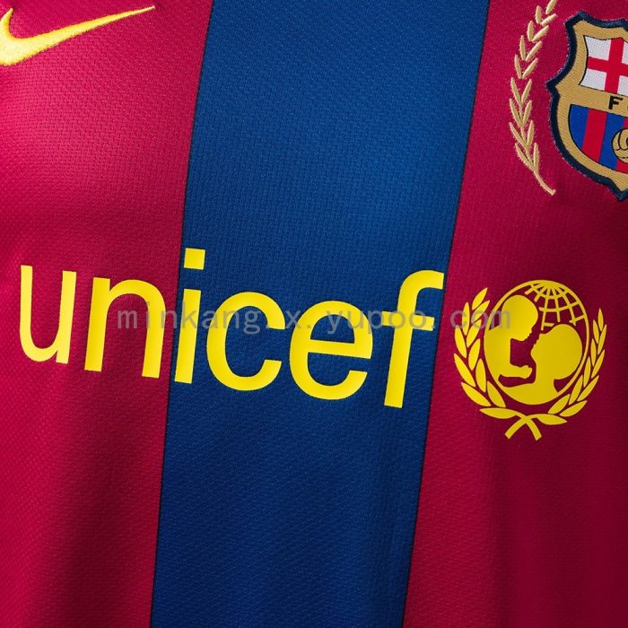 Barcelona 2007-2008 Player Version Home Jersey - 图片 5