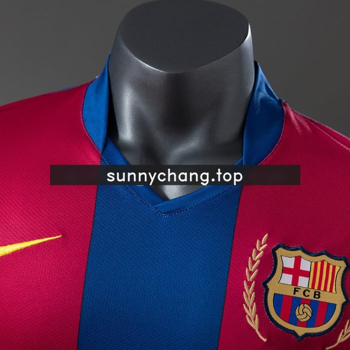Barcelona 2007-2008 Player Version Home Jersey - 图片 6