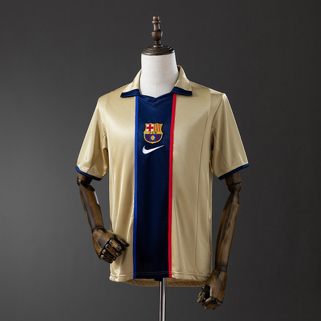 JER-2623_1 Barcelona 2002 Away Retro Jersey - 图片 1