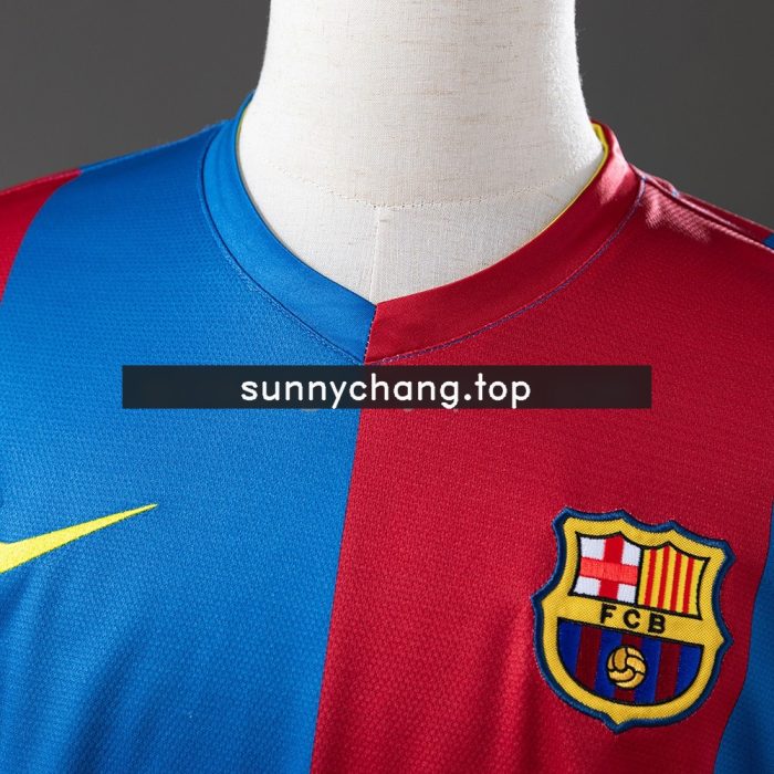 Barcelona 2006/2007 Home Retro Shirt - 图片 5